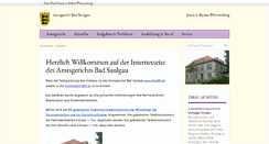 Desktop Screenshot of amtsgericht-bad-saulgau.de