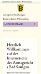 Mobile Screenshot of amtsgericht-bad-saulgau.de
