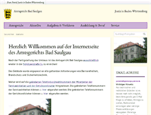 Tablet Screenshot of amtsgericht-bad-saulgau.de